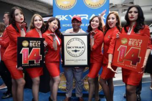 連續14次！AirAsia 獲 Skytrax 世界最佳低成本航空