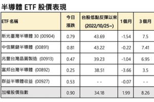 輝達財報即將發布！AI多頭火點燃 台灣半導體ETF撿便宜時機到