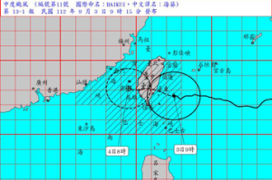 海葵來襲風雨未達標準 彰化縣府：今下午仍上班上課