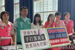 中市禁液態蛋進校園 議員：廠商一天打千顆蛋有風險