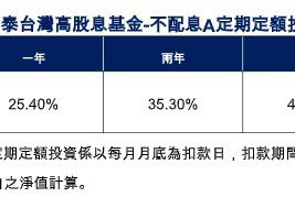 就是看好這檔台股主動型基金 定期定額數年增逾八成