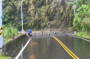 嘉義大雨山區多處落石坍方 大華公路28公裏道路中斷