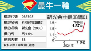 最牛一輪／新光金強彈 中信3B俏