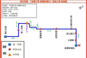 8月1日上路 板橋江翠重劃增跳蛙公車路線