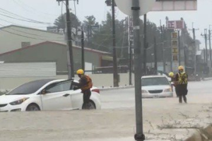 雲林鬥南多處淹水 道路封閉、緊急撤離20多人