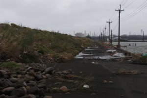 凱米颱風遠離 雲林多處沿海潰堤、山區土石流、停電淹水搶救中