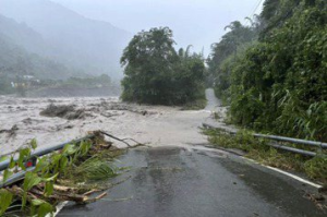 高雄甲仙3小時灌進115毫米雨量 大雨持續小心土石流