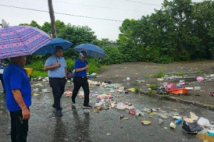 颱風遠離災情卻擴大 南投縣信義水裏兩鄉大消毒