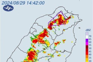 大雷雨來了！北市大安中正破40毫米 士林雙溪災防警示