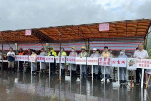 貢寮土石流防災演練好逼真 遇上強降雨更有臨場感