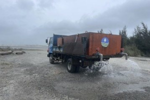 山陀兒效應雲林強風不斷又無雨 濁水溪揚塵「霧芒芒」