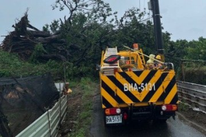 颱風山陀兒來襲 台南地區今累計停電7209戶