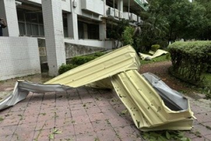 山陀兒颱風肆虐 高雄市近8成學校通報災損