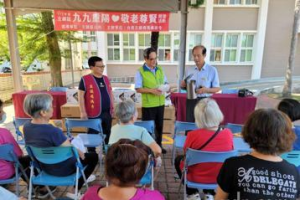 台南左鎮噶瑪噶居寺法會結餘款 購小家電贈左鎮65歲長者