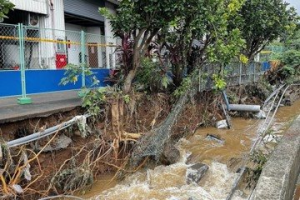 災後防豪雨 淡水區長山區勘災持續復原