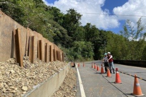 不敵強降雨崩塌 雙柑公路上林裏段將進行復原工程