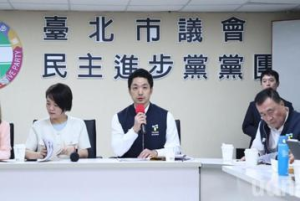 影／蔣萬安拜會綠議員爭取預算 洪婉臻諷蔣市長有「醜三」