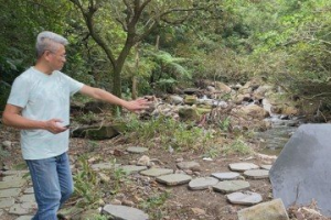 瑞芳石頭公園公園遭水沖毀 裏長、志工痛心要復原